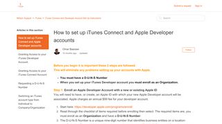 
                            7. How to set up iTunes Connect and Apple Developer accounts ...