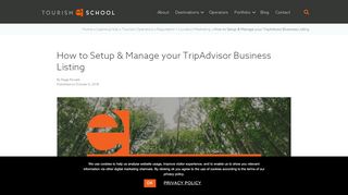 
                            9. How to set up & manage your TripAdvisor business listing