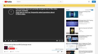 
                            2. How-to set up Microsoft® Exchange email - YouTube