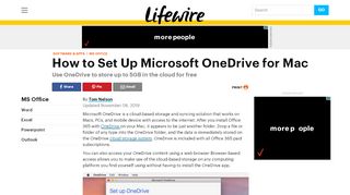 
                            8. How to Set Up Microsoft OneDrive for Mac - Lifewire