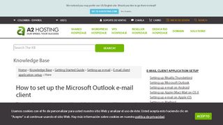 
                            7. How to set up Microsoft Outlook - A2Hosting
