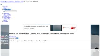 
                            7. How to set up Microsoft Outlook mail, calendar, contacts on iPhone ...