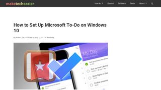 
                            9. How to Set Up Microsoft To-Do on Windows 10 - Make Tech Easier