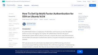 
                            2. How To Set Up Multi-Factor Authentication for SSH on Ubuntu 16.04 ...