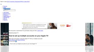 
                            7. How to set up multiple accounts on your Apple TV | iMore