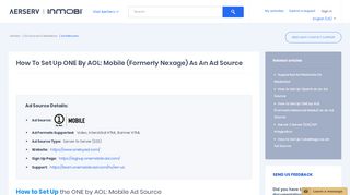 
                            3. How to Set Up ONE by AOL: Mobile (formerly Nexage) as an Ad ...
