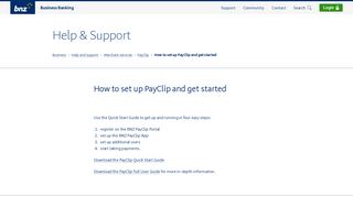 
                            8. How to set up PayClip and get started - Business Help and ... - BNZ