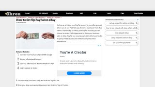 
                            7. How to Set Up PayPal on eBay | Chron.com