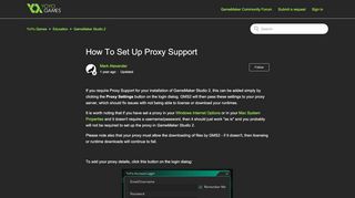 
                            9. How To Set Up Proxy Support – YoYo Games