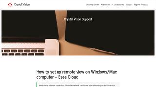 
                            12. How to set up remote view on Windows / Mac computer | Crystal ...