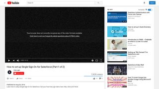 
                            10. How to set up Single Sign-On for Salesforce (Part 1 of 2) - YouTube