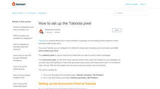 
                            13. How to set up the Taboola pixel – Support Hotmart