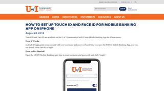 
                            8. How to Set Up Touch ID and Face ID for Mobile Banking App on iPhone