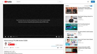 
                            12. How to set up TP-LINK Archer C3200 - YouTube