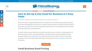 
                            7. How to Set Up & Use Gmail for Business in 5 Easy Steps