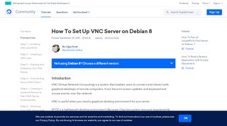 
                            10. How To Set Up VNC Server on Debian 8 | DigitalOcean