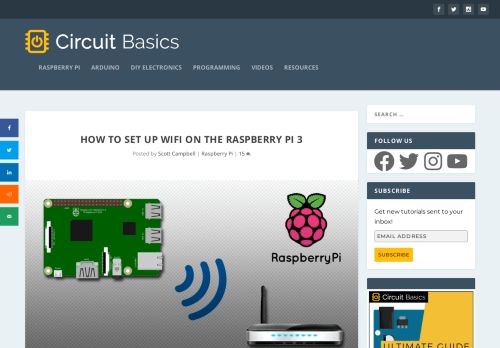 
                            5. How to Set Up WiFi on the Raspberry Pi 3 - Circuit Basics