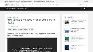 
                            9. How to set up Windows Hello on your Surface device | Microsoft ...