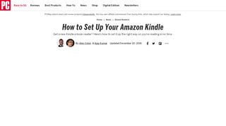 
                            4. How to Set Up Your Amazon Kindle | PCMag.com