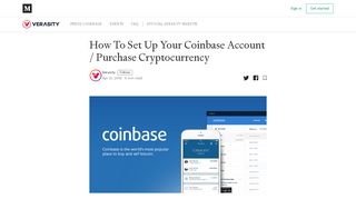 
                            8. How To Set Up Your Coinbase Account / Purchase Cryptocurrency