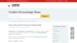 
                            11. How to set up your email account in Outlook 2016? – Knowledge Base