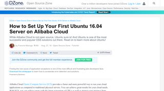 
                            11. How to Set Up Your First Ubuntu 16.04 Server on Alibaba Cloud ...
