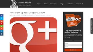 
                            8. How to Set Up Your Google+ Account - Author Media