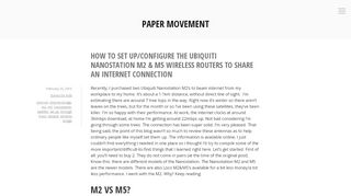 
                            8. How to Set Up/Configure the Ubiquiti Nanostation M2 & M5 Wireless ...