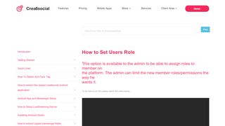 
                            10. How to Set Users Role - Crea8social