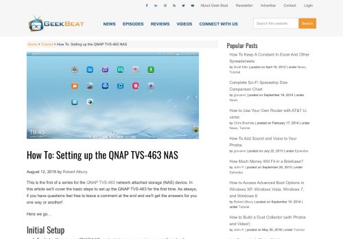 
                            9. How To: Setting up the QNAP TVS-463 NAS - Geek Beat