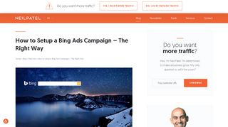 
                            4. How to Setup a Bing Ads Campaign – The Right Way - Neil Patel