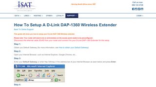 
                            12. How To Setup A D-Link DAP-1360 Wireless Extender - iSAT
