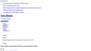 
                            10. How-To Setup a Game Panel X Server on Ubuntu Server 14.04 ...