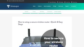 
                            11. How to setup a secure wireless router -Quick & Easy Steps - LimeVPN