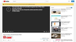 
                            6. How to setup a TP-Link Access Point - YouTube
