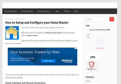 
                            8. How to Setup and Configure your Home Router