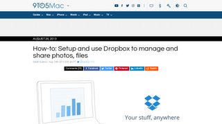 
                            7. How-to: Setup and use Dropbox to manage and share photos, files ...