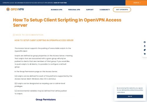 
                            7. How to setup Client Scripting in OpenVPN Access Server | OpenVPN