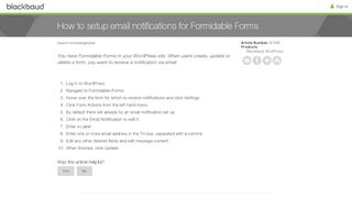
                            13. How to setup email notifications for Formidable Forms - Blackbaud ...