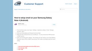 
                            10. How to setup email on your Samsung Galaxy Note 4 (Android) – Support