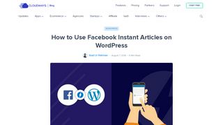 
                            10. How to Setup Facebook Instant Articles for WordPress in 2018