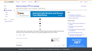 
                            4. How to setup FTP on xampp - Stack Overflow