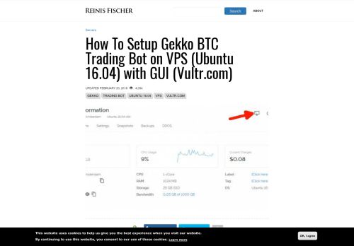 
                            10. How To Setup Gekko BTC Trading Bot on VPS (Vultr.com) | Reinis ...