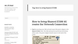 
                            6. how to setup huawei E5186 Archives – 4G LTE Mall