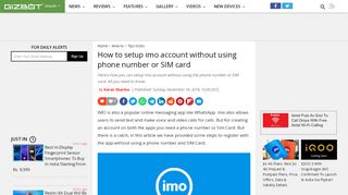 
                            4. How to setup imo account without using phone number or SIM card ...