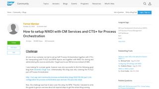
                            9. How to setup NWDI with CM Services and CTS+ for ... - SAP Blogs