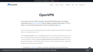 How to setup OpenVPN on Mac | NordVPN