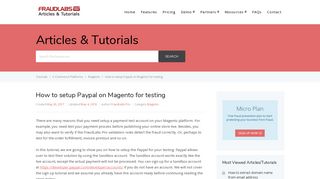 
                            12. How to setup Paypal on Magento for testing - FraudLabs Pro Articles ...