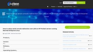 
                            10. How to setup serial console redirection over LAN on HP Proliant ...