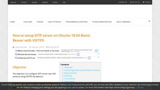 
                            12. How to setup SFTP server on Ubuntu 18.04 Bionic Beaver with ...